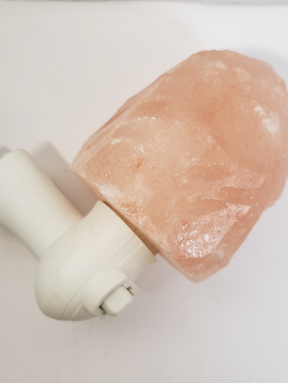 Himalayan Salt Tea Light Holder - Peachy Pink Glow